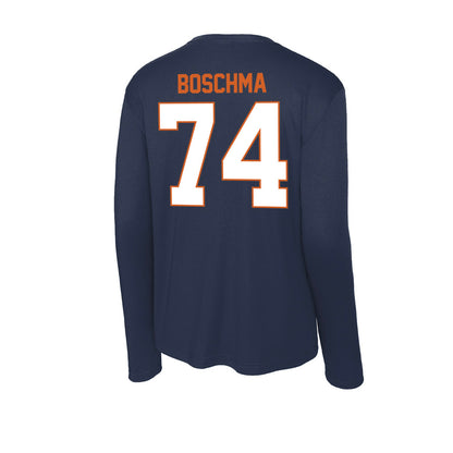 Wheaton IL - NCAA Football : Nick Boschma - Activewear Long Sleeve T-Shirt-1