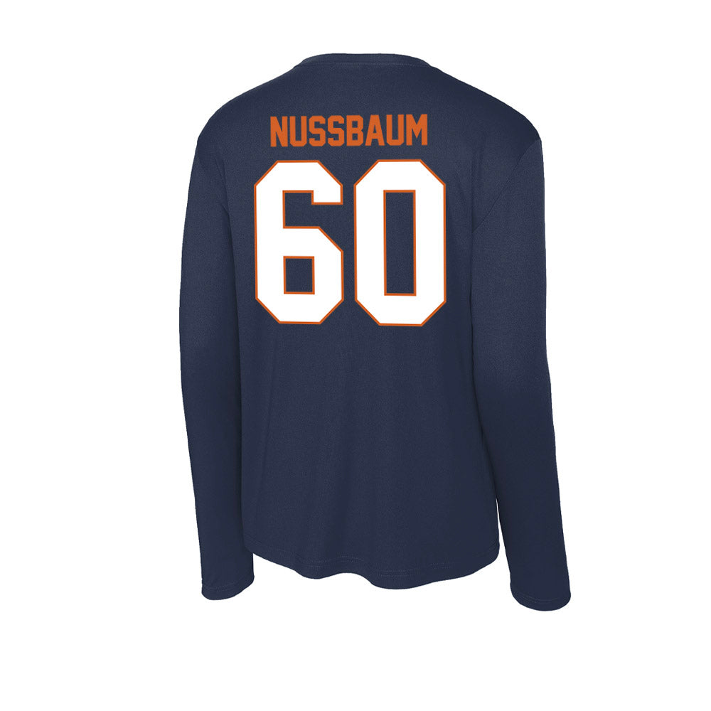 Wheaton IL - NCAA Football : David Nussbaum - Activewear Long Sleeve T-Shirt-1