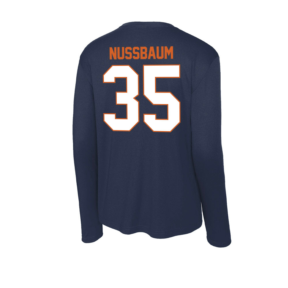 Wheaton IL - NCAA Football : Aaron Nussbaum - Activewear Long Sleeve T-Shirt-1