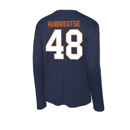Wheaton IL - NCAA Football : John Huibregtse - Activewear Long Sleeve T-Shirt-1