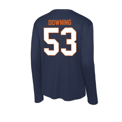 Wheaton IL - NCAA Football : Owen Downing - Activewear Long Sleeve T-Shirt-1