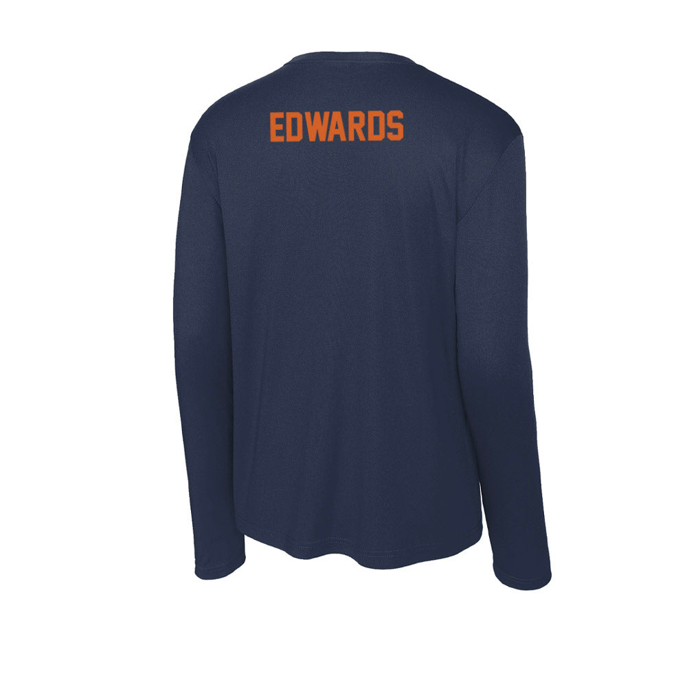 Wheaton IL - NCAA Women's Golf : Abi Edwards - Activewear Long Sleeve T-Shirt-1