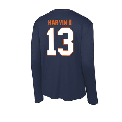 Wheaton IL - NCAA Football : David Harvin II - Activewear Long Sleeve T-Shirt-1