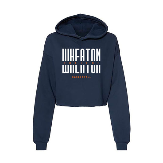Wheaton IL - NCAA Women's Basketball : Jenna Hunter - Women's Crop Fleece Hoodie-0