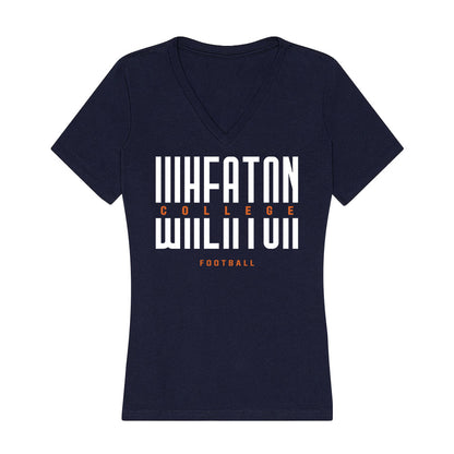 Wheaton IL - NCAA Football : Steven Ball - Women's V-Neck T-Shirt-0