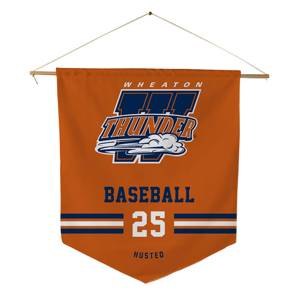 Wheaton IL - NCAA Baseball : Noah Husted - Pennant - 18" x 21"-0