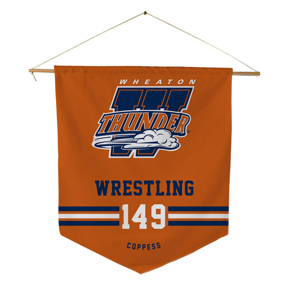 Wheaton IL - NCAA Wrestling : Cale Coppess - Pennant - 18" x 21"-0
