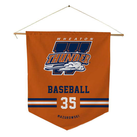 Wheaton IL - NCAA Baseball : Jack Mazurowski - Pennant - 18" x 21"-0