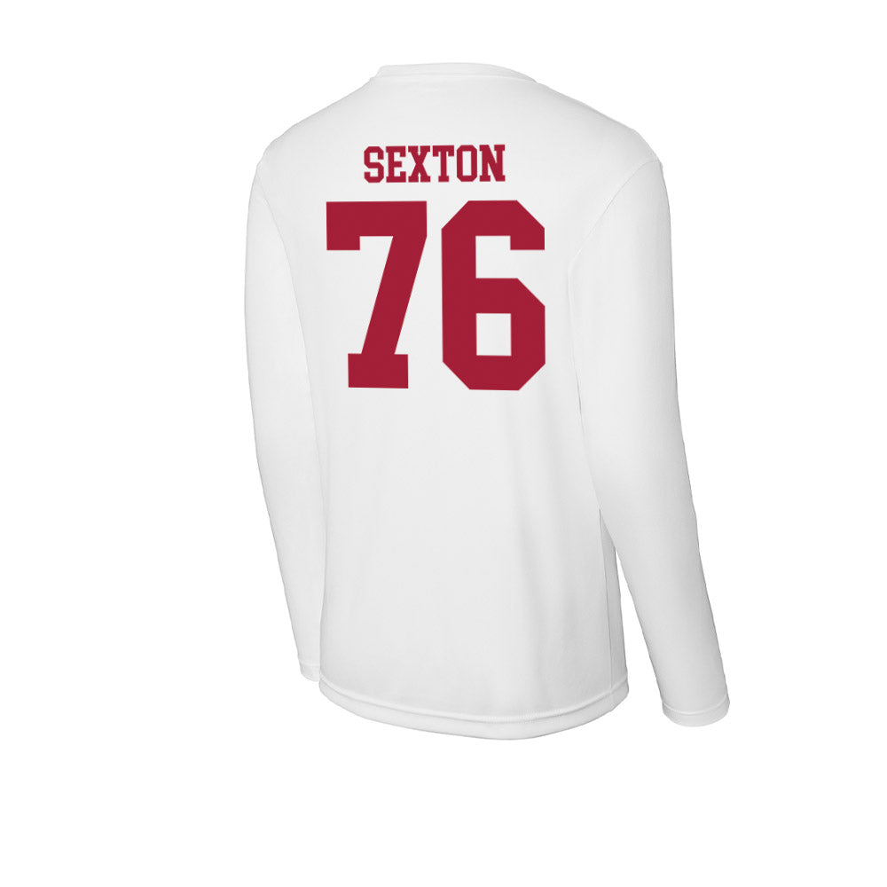 Oklahoma - NCAA Football : Jacob Sexton - Activewear Long Sleeve T-Shirt-1