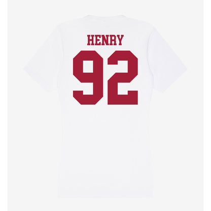 Oklahoma - NCAA Football : Jacob Henry - Women's V-Neck T-Shirt-1