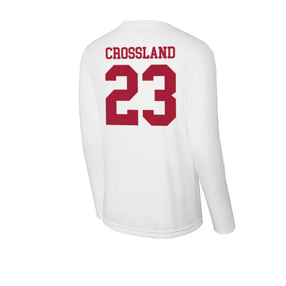 Oklahoma - NCAA Baseball : Cade Crossland - Activewear Long Sleeve T-Shirt-1