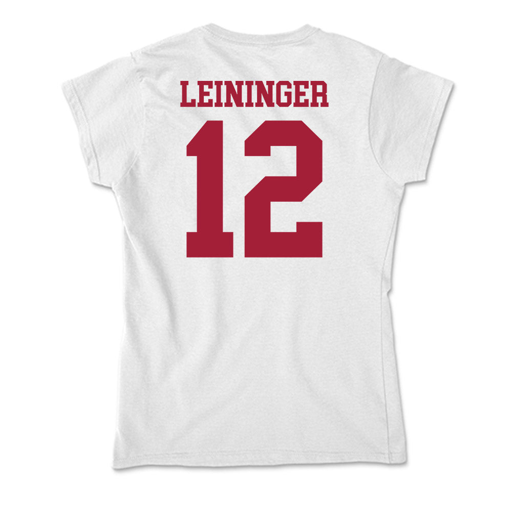 Oklahoma - NCAA Baseball : Ryley Leininger - Soft Style Women’s T-Shirt-1