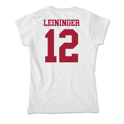 Oklahoma - NCAA Baseball : Ryley Leininger - Soft Style Women’s T-Shirt-1