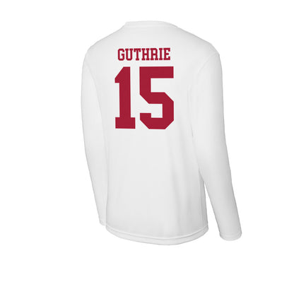 Oklahoma - NCAA Women's Soccer : Aly Guthrie - Activewear Long Sleeve T-Shirt-1