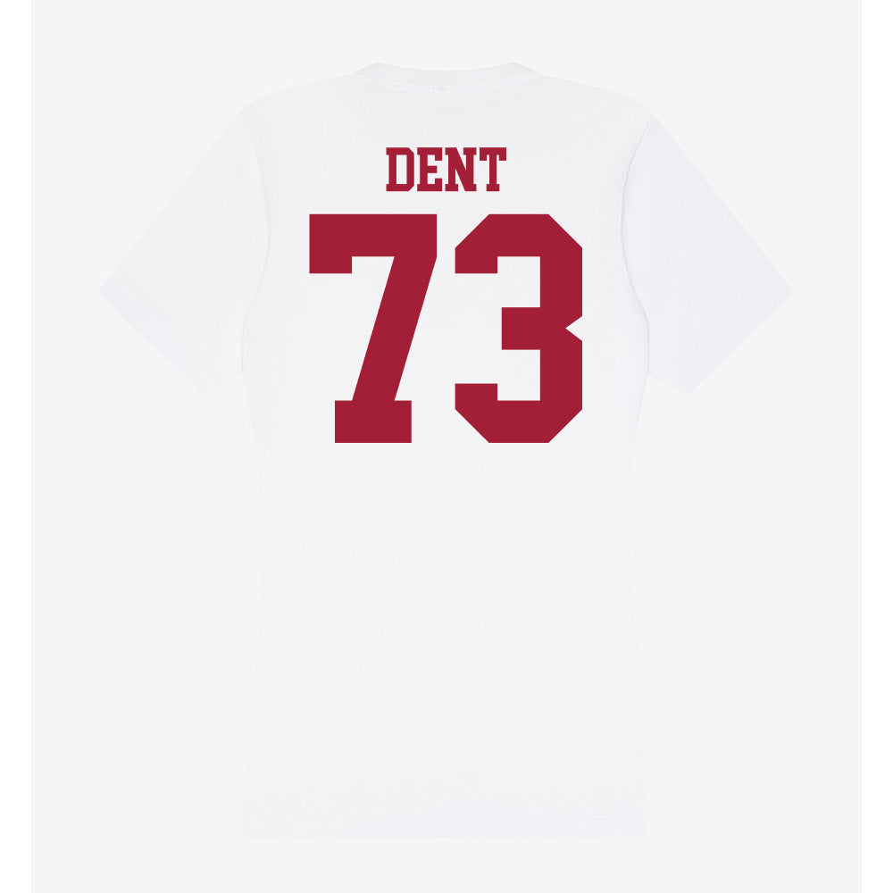 Oklahoma - NCAA Football : Isaiah Dent - Women's V-Neck T-Shirt-1