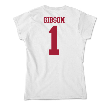 Oklahoma - NCAA Football : Jayden Gibson - Soft Style Women’s T-Shirt-1