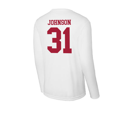 Oklahoma - NCAA Baseball : Cameron Johnson - Activewear Long Sleeve T-Shirt-1