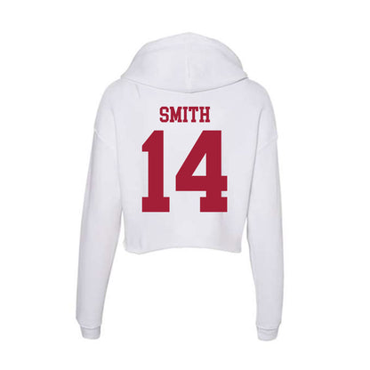 Oklahoma - NCAA Women's Soccer : Kiersten Smith - Women's Crop Fleece Hoodie-1