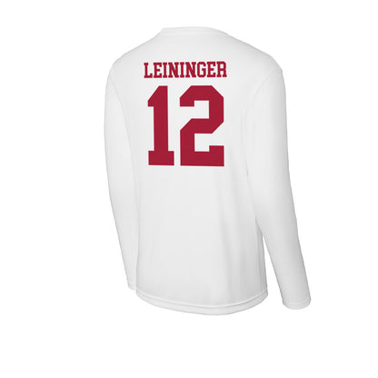 Oklahoma - NCAA Baseball : Ryley Leininger - Activewear Long Sleeve T-Shirt-1