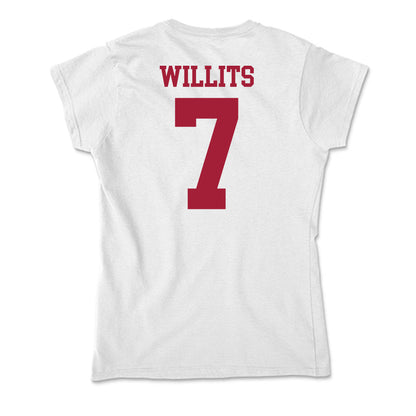 Oklahoma - NCAA Baseball : Jaxon Willits - Soft Style Women’s T-Shirt-1