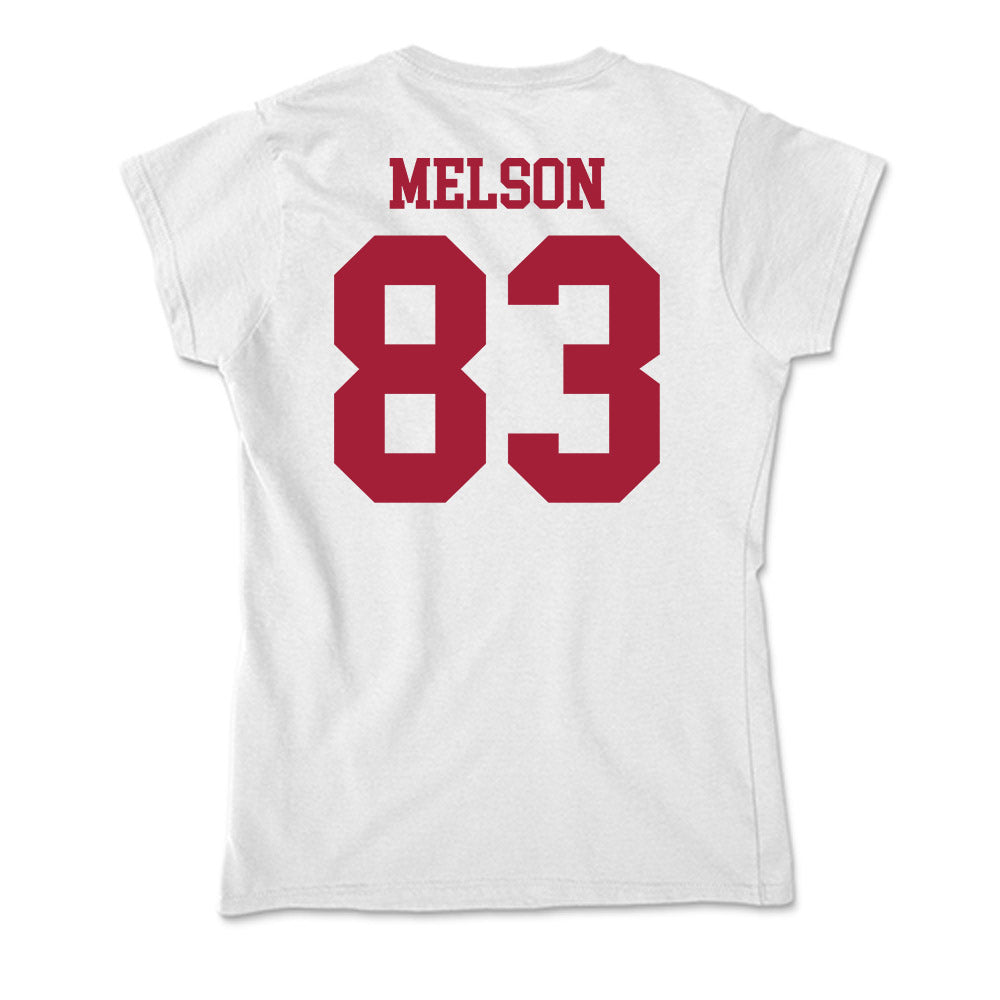 Oklahoma - NCAA Football : Major Melson - Soft Style Women’s T-Shirt-1