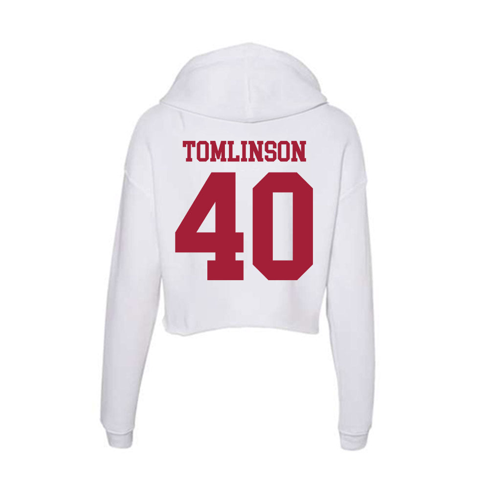 Oklahoma - NCAA Baseball : Aidan Tomlinson - Women's Crop Fleece Hoodie-1
