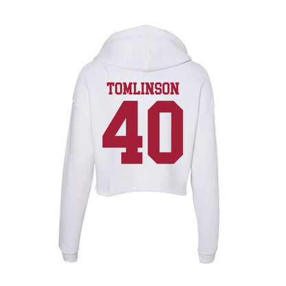 Oklahoma - NCAA Baseball : Aidan Tomlinson - Women's Crop Fleece Hoodie-1