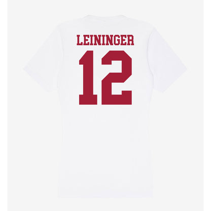 Oklahoma - NCAA Baseball : Ryley Leininger - Women's V-Neck T-Shirt-1