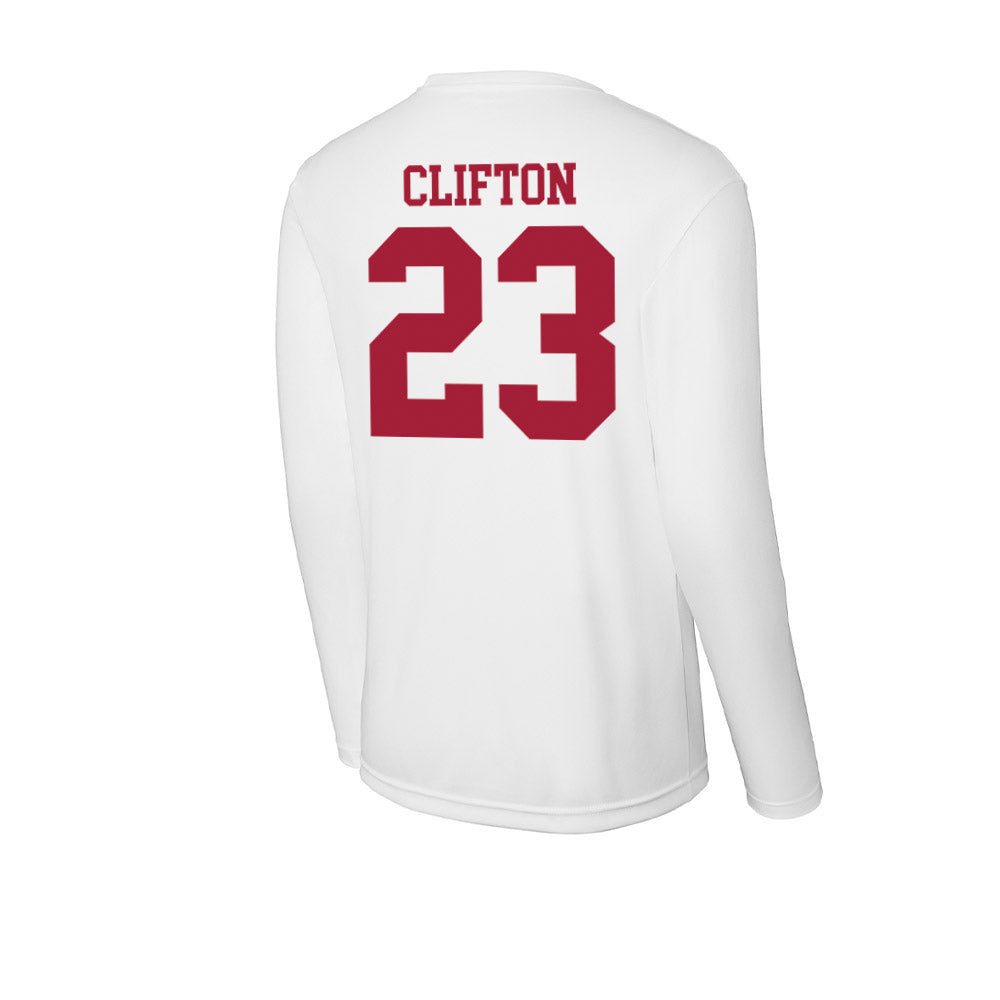 Oklahoma - NCAA Women's Soccer : Cassie Clifton - Activewear Long Sleeve T-Shirt-1