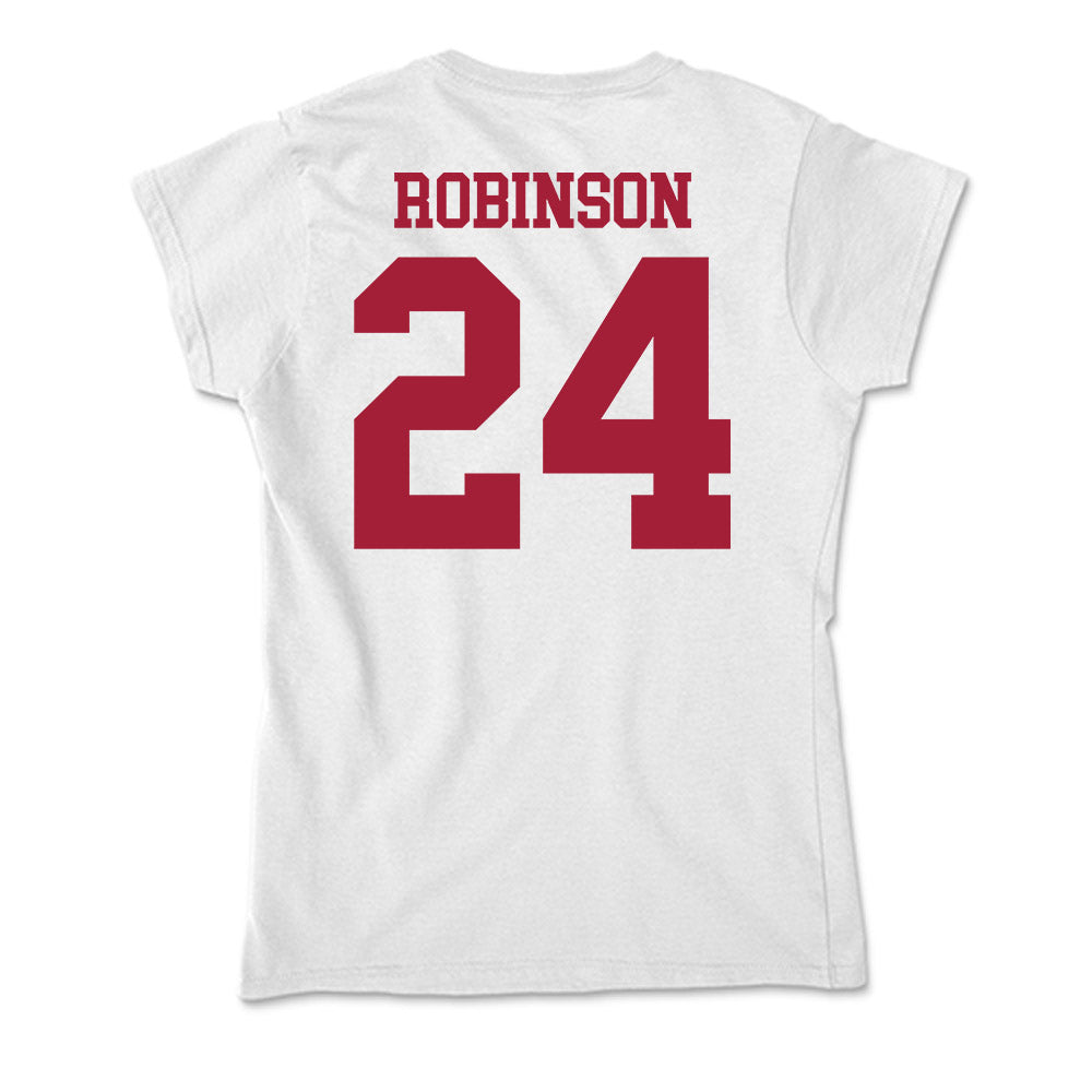 Oklahoma - NCAA Football : Xavier Robinson - Soft Style Women’s T-Shirt-1