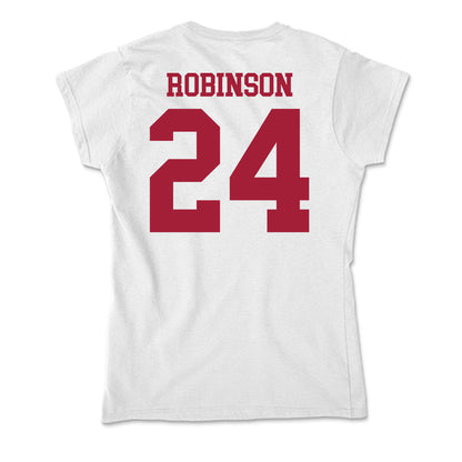 Oklahoma - NCAA Football : Xavier Robinson - Soft Style Women’s T-Shirt-1