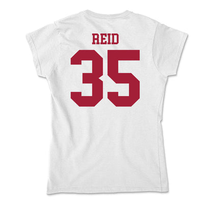 Oklahoma - NCAA Men's Basketball : Derrion Reid - Soft Style Women’s T-Shirt-1