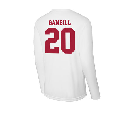 Oklahoma - NCAA Baseball : Trey Gambill - Activewear Long Sleeve T-Shirt-1