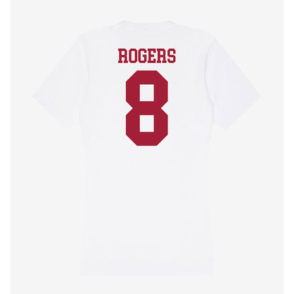 Oklahoma - NCAA Men's Basketball : Kai Rogers - Women's V-Neck T-Shirt-1