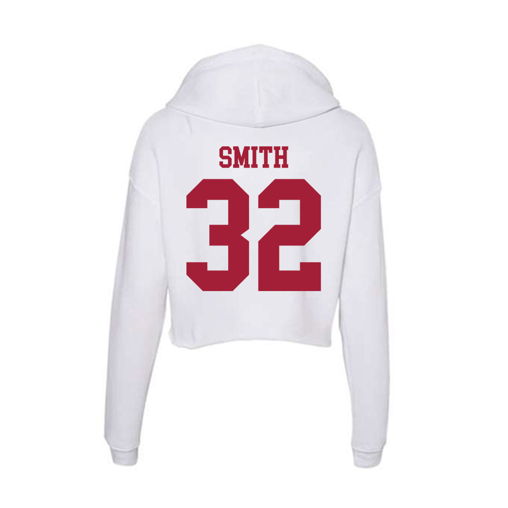 Oklahoma - NCAA Baseball : Brisco Smith - Women's Crop Fleece Hoodie-1