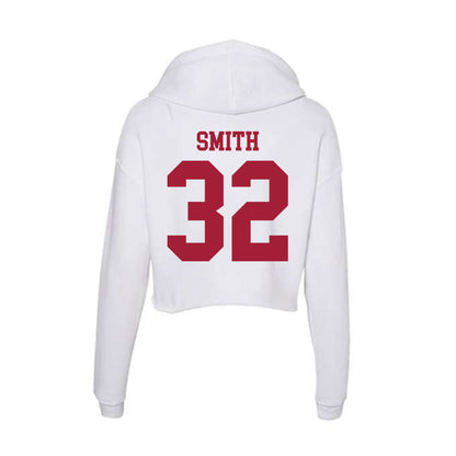 Oklahoma - NCAA Baseball : Brisco Smith - Women's Crop Fleece Hoodie-1