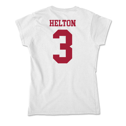 Oklahoma - NCAA Softball : Chaney Helton - Soft Style Women’s T-Shirt-1