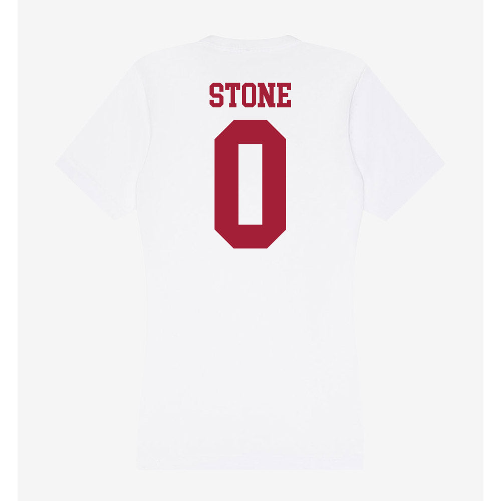 Oklahoma - NCAA Football : David Stone - Women's V-Neck T-Shirt-1