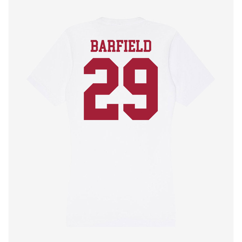 Oklahoma - NCAA Baseball : Jaden Barfield - Women's V-Neck T-Shirt-1