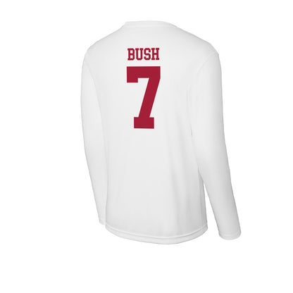 Oklahoma - NCAA Women's Volleyball : Emoni Bush - Activewear Long Sleeve T-Shirt-1