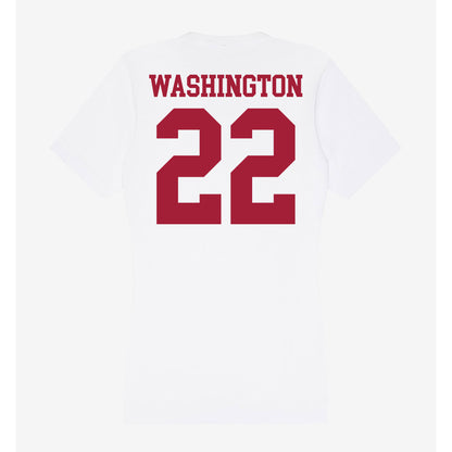 Oklahoma - NCAA Football : Trynae Washington - Women's V-Neck T-Shirt-1