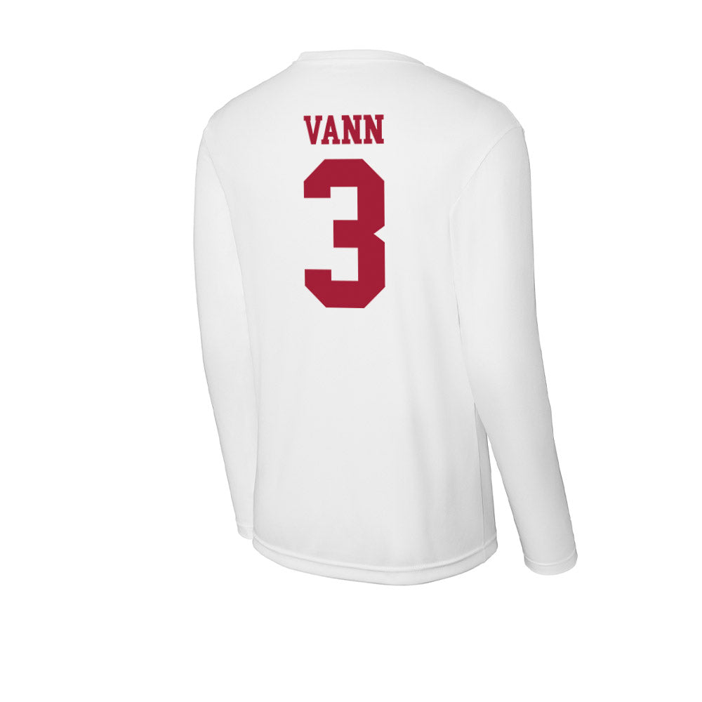 Oklahoma - NCAA Women's Basketball : Zya Vann - Activewear Long Sleeve T-Shirt-1
