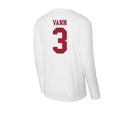 Oklahoma - NCAA Women's Basketball : Zya Vann - Activewear Long Sleeve T-Shirt-1