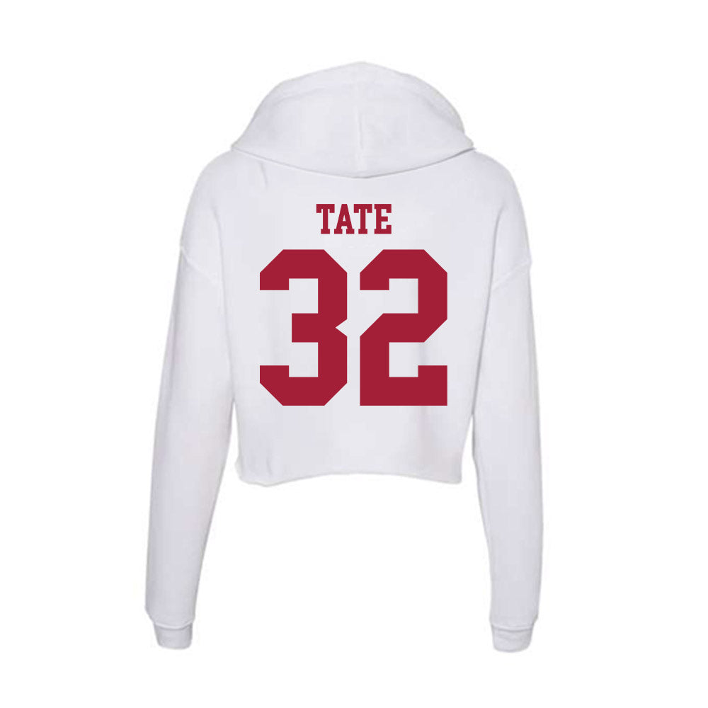 Oklahoma - NCAA Baseball : Dylan Tate - Women's Crop Fleece Hoodie-1