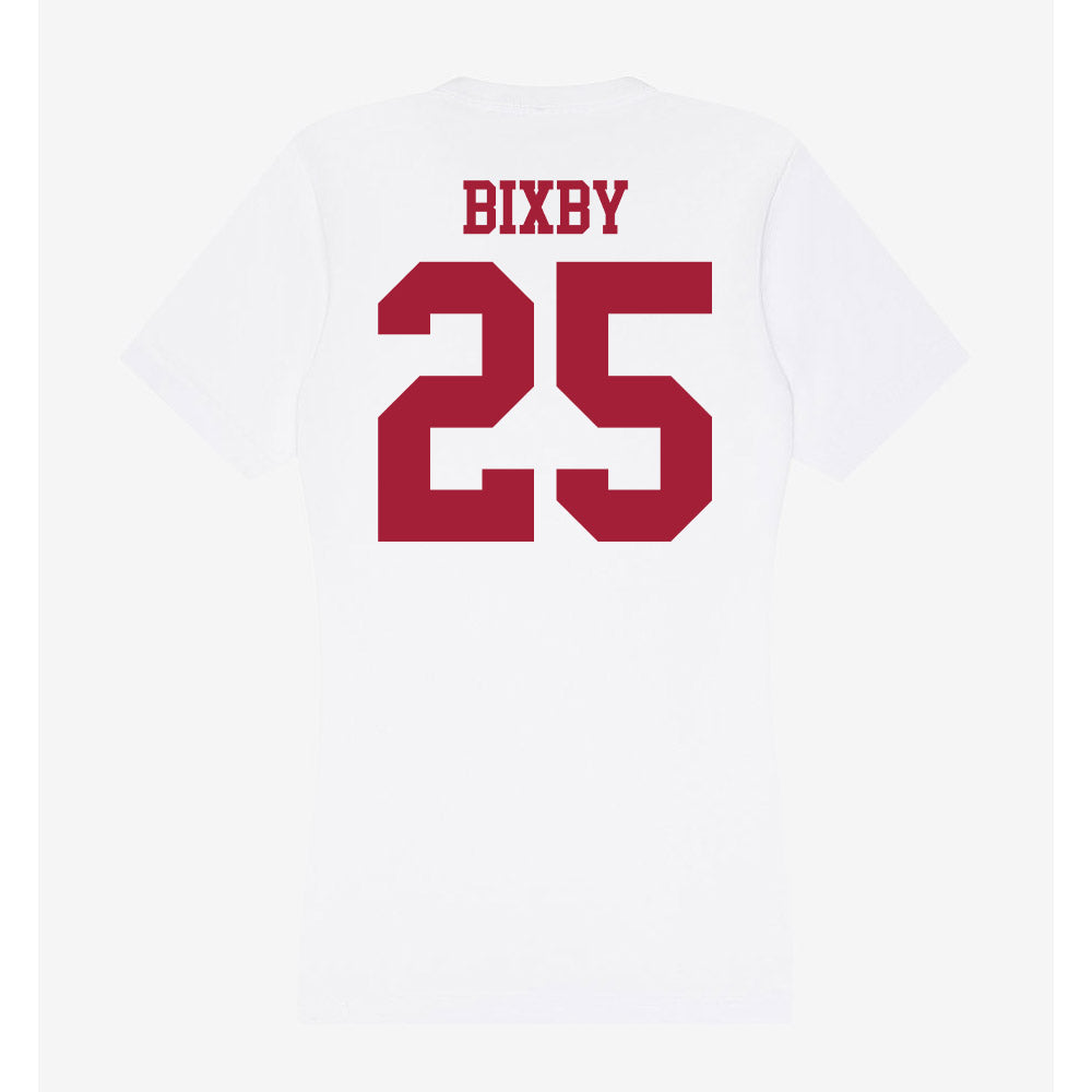 Oklahoma - NCAA Baseball : Mason Bixby - Women's V-Neck T-Shirt-1