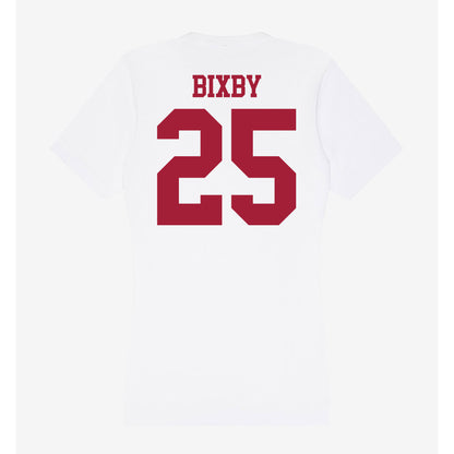 Oklahoma - NCAA Baseball : Mason Bixby - Women's V-Neck T-Shirt-1