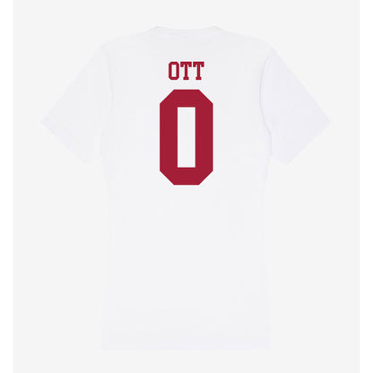 Oklahoma - NCAA Football : Jaydn Ott - Women's V-Neck T-Shirt-1
