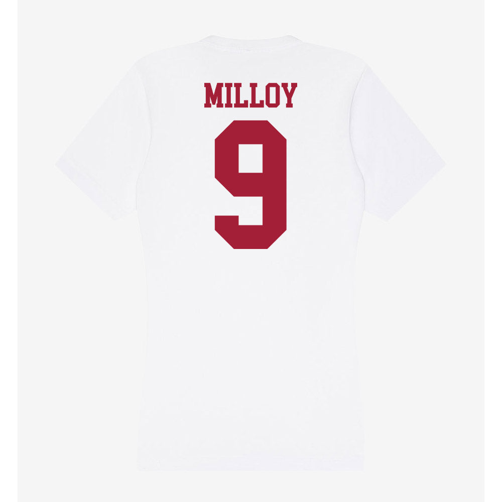 Oklahoma - NCAA Softball : Tia Milloy - Women's V-Neck T-Shirt-1