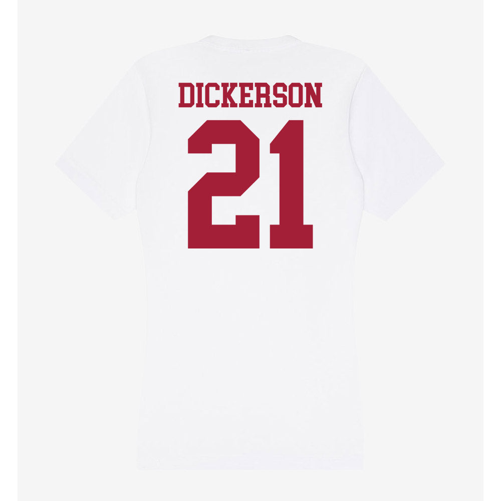 Oklahoma - NCAA Baseball : Drew Dickerson - Women's V-Neck T-Shirt-1