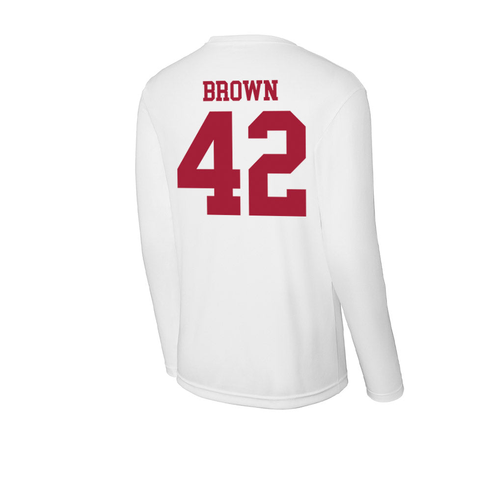 Oklahoma - NCAA Women's Soccer : Riley Brown - Activewear Long Sleeve T-Shirt-1